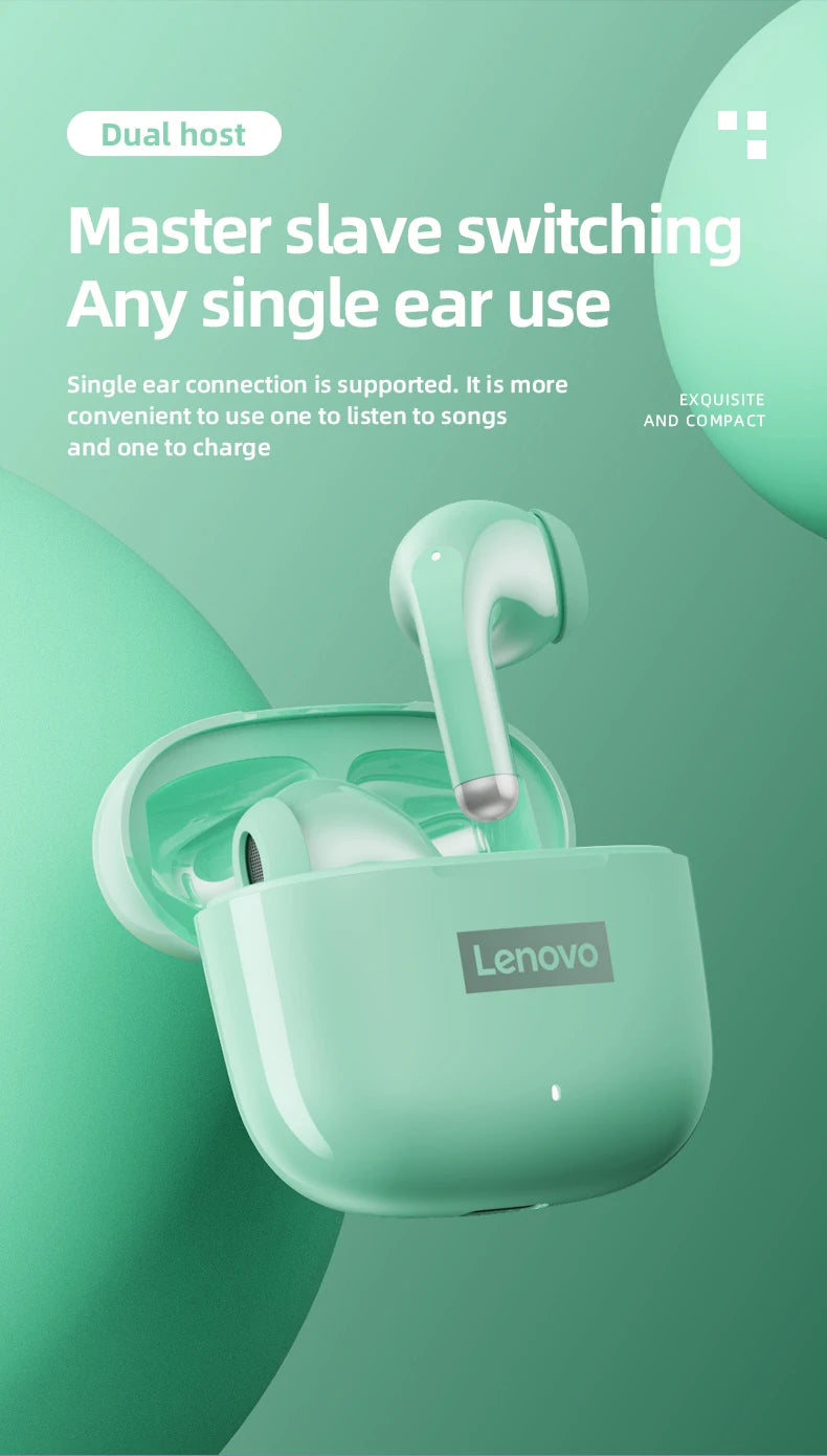 Lenovo LP40 Pro Wireless Earbuds Bluetooth 5.3 Low Latency