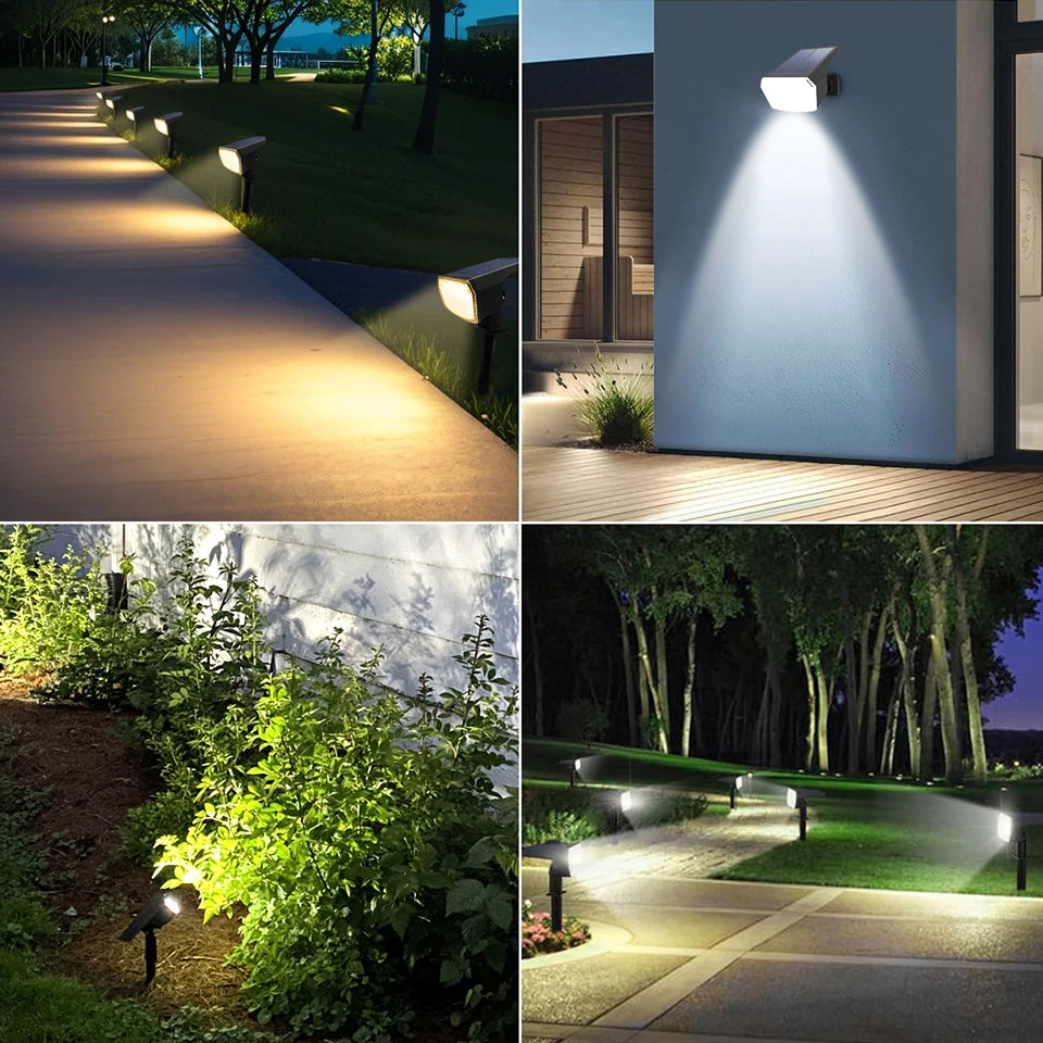 Solar Garden Spotlight with Three Brightness Modes