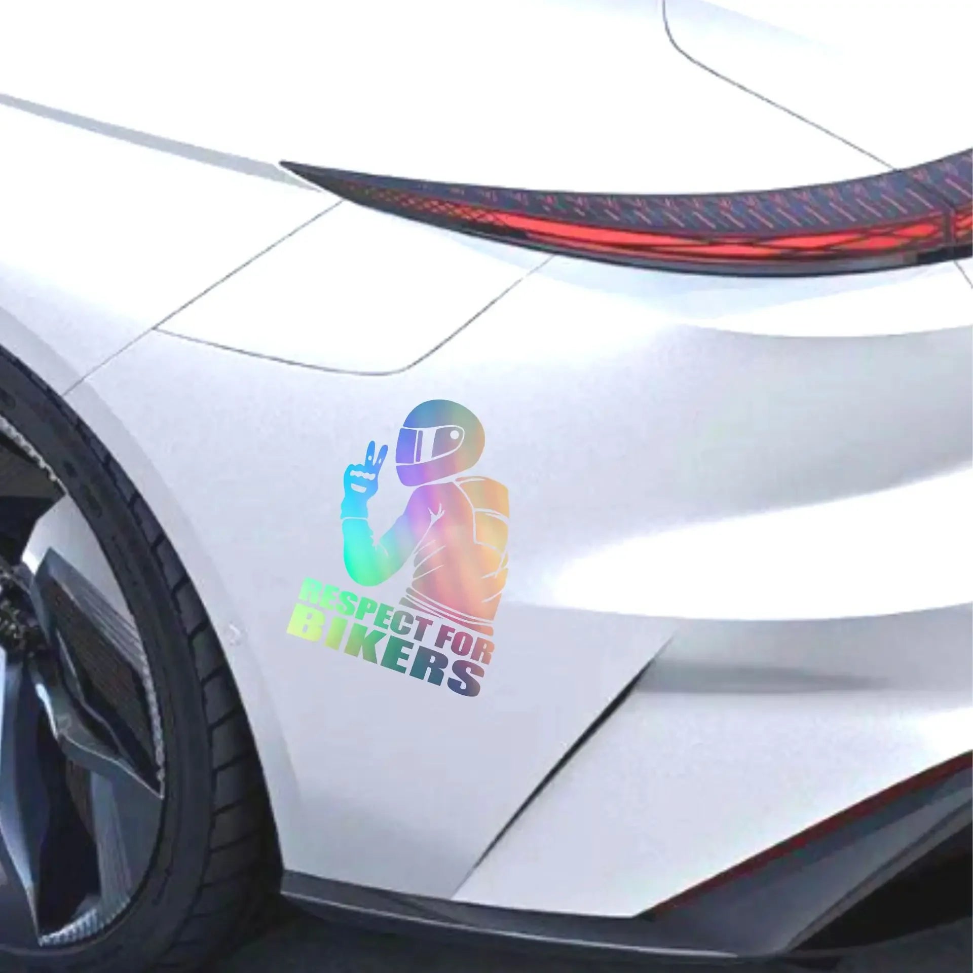 1pc Respect Biker Sticker For On Car Motorcycle Vinyl 3D Stickers Motorcycle Vinyl 3D Stickers And Decals 