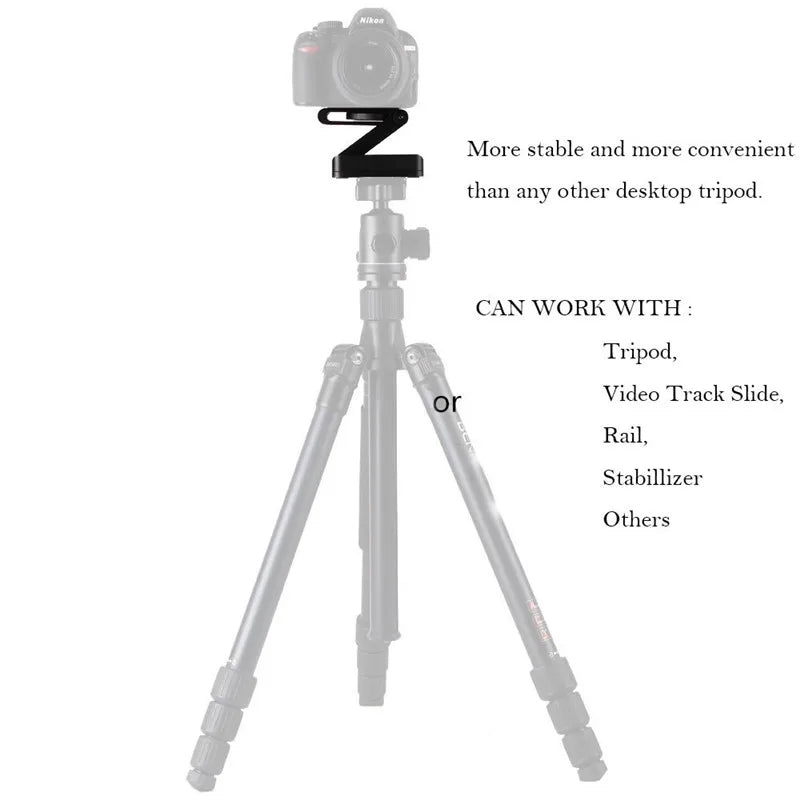 Folding Z-Type Camera Tilt Head, Material Options