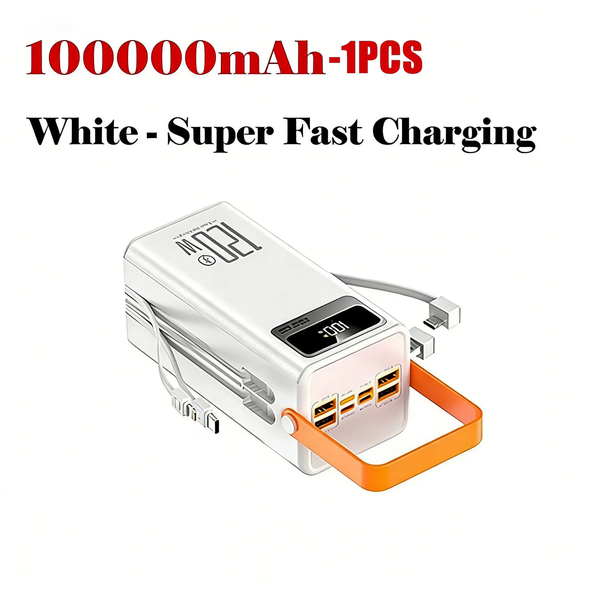 High-Capacity USB Power Bank - Size Options