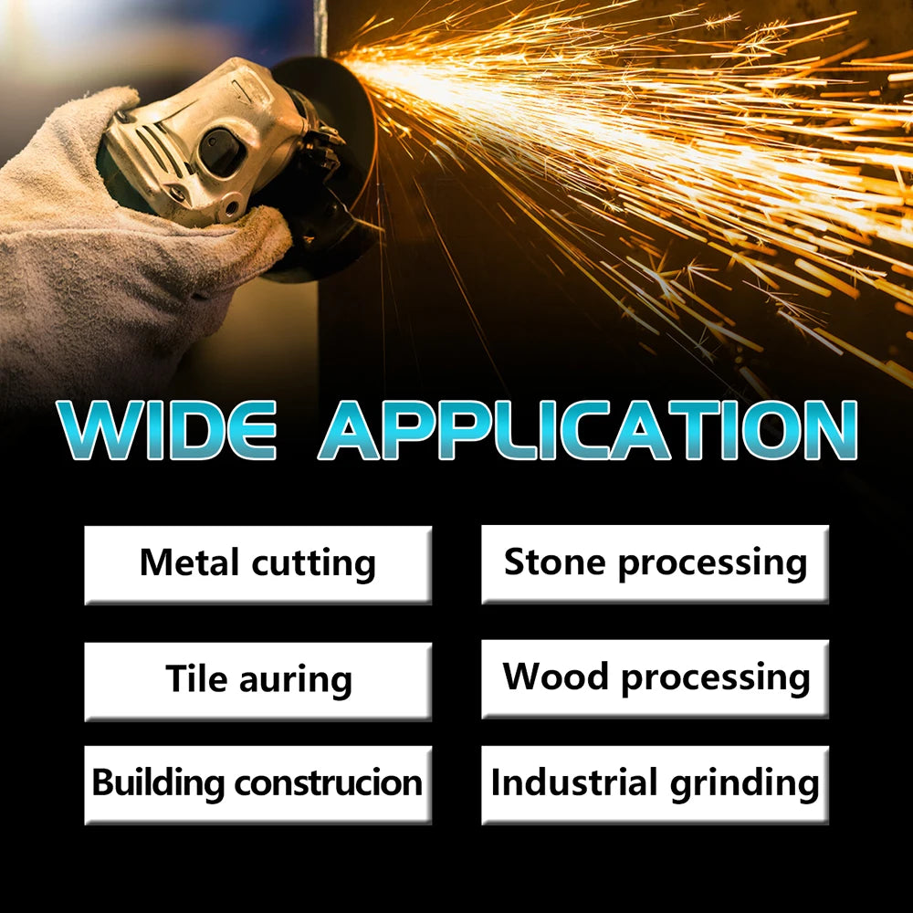 125mm Brushless Electric Angle Grinder and Impact Wrench Combo Kit