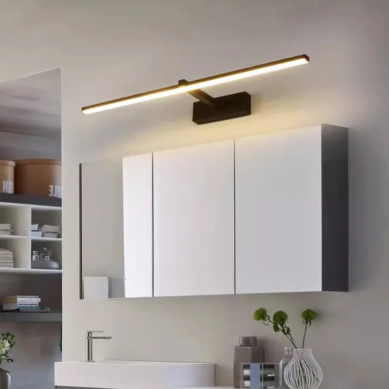 LED Mirror Wall Light in Black or White