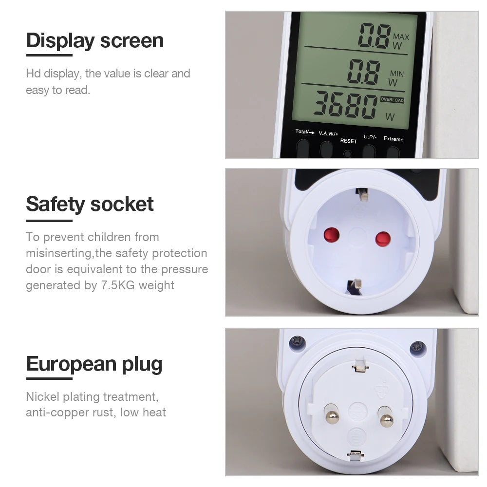 PMB06 Plug-In Electricity Usage Meter