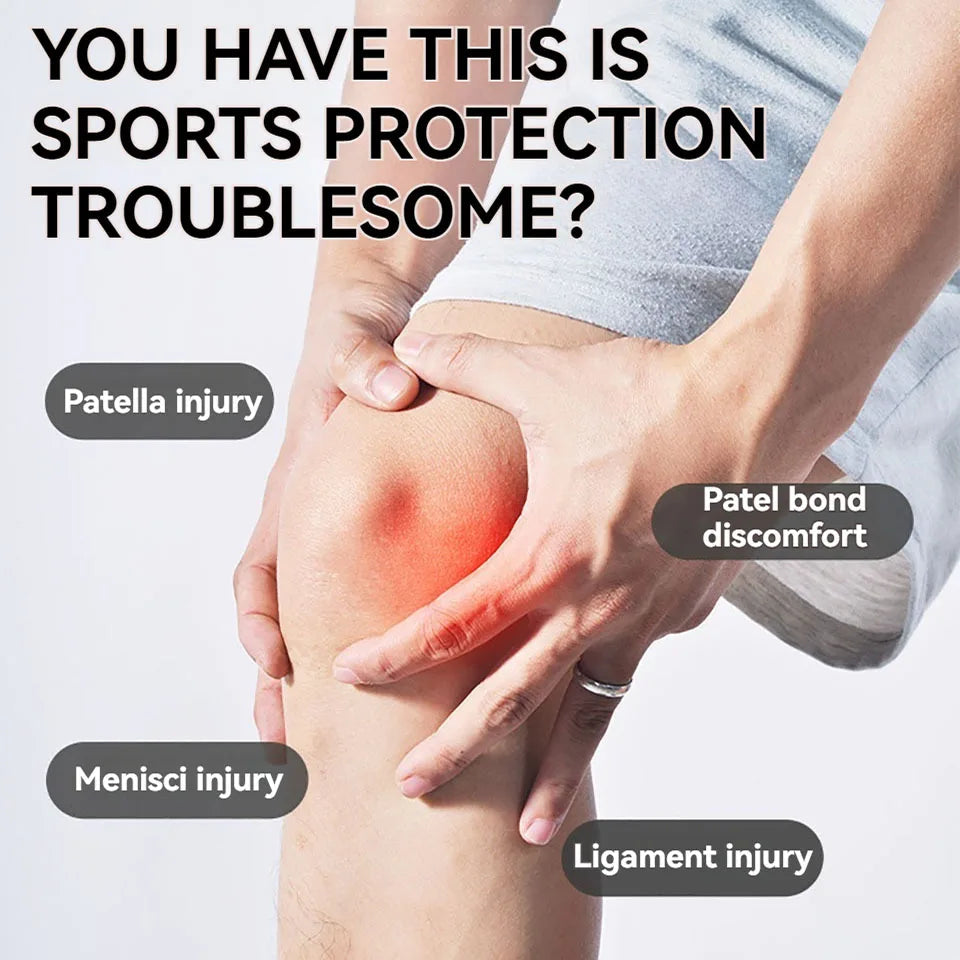 GOBYGO 1Pcs Sports Knee Pads Patella Strap Fitness Supports Protecting Knee Patella Support Cushion Pressure Basketball Running 