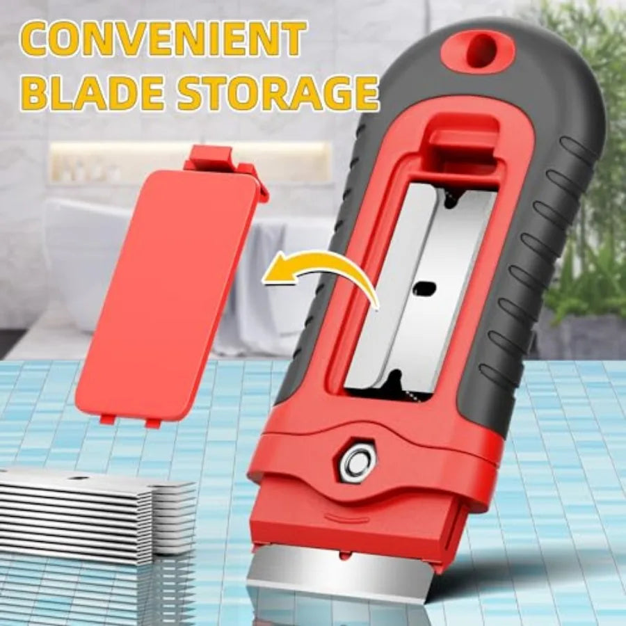Razor Blade Scraper with 15 Extra Blades