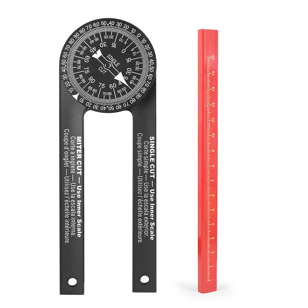 Mitre Angle Finder with Carpenter Pencil