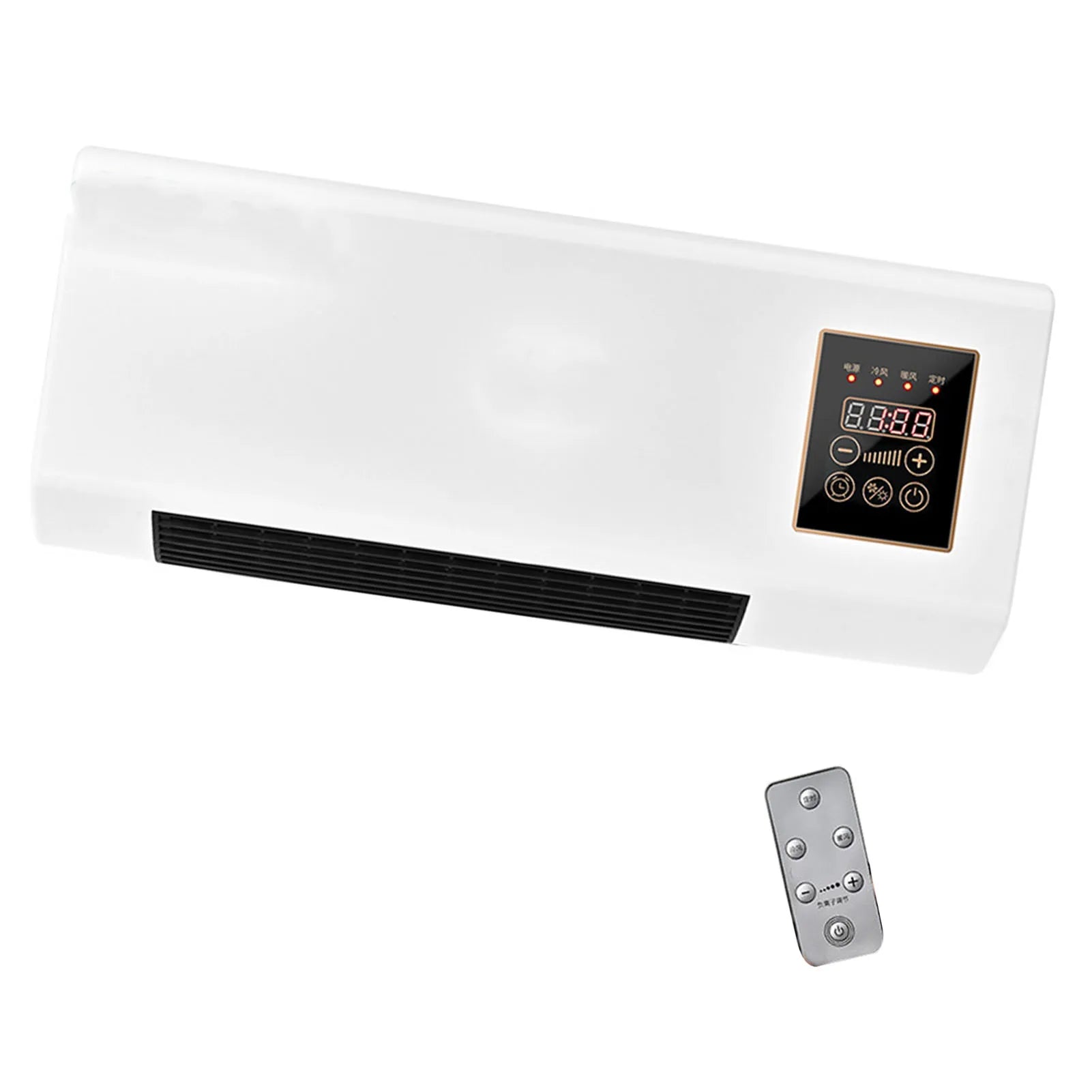 2-in-1 Wall Mounted Air Heater 1800W with Remote Control