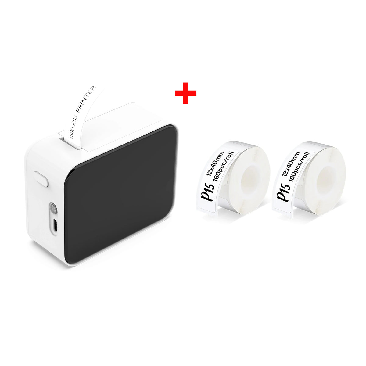 P15 Portable Thermal Label Printer, Package Options