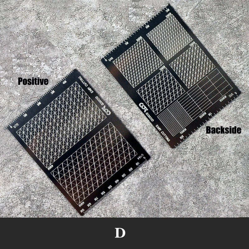 Stainless Steel Model Masking Cutting Template