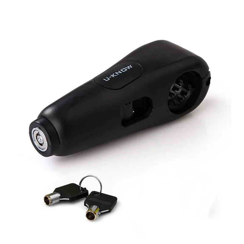 Handlebar Lock with 100 dB Alarm for Motorcycle and Scooter