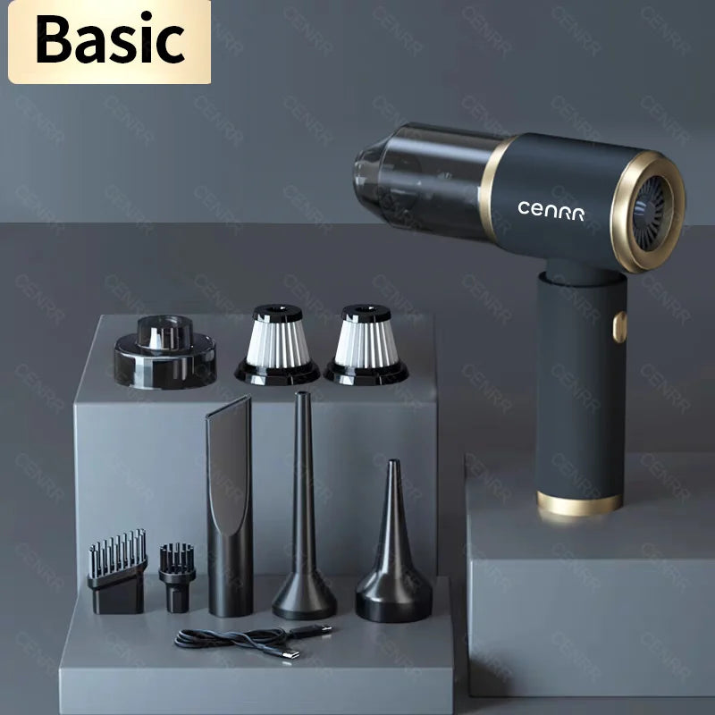 CENRR 210000PA Mini Car Vacuum Cleaner Wireless Powerful Vacuum Car Cleaner Handheld Portable Vacuum Cleaner Cleaning Machine 