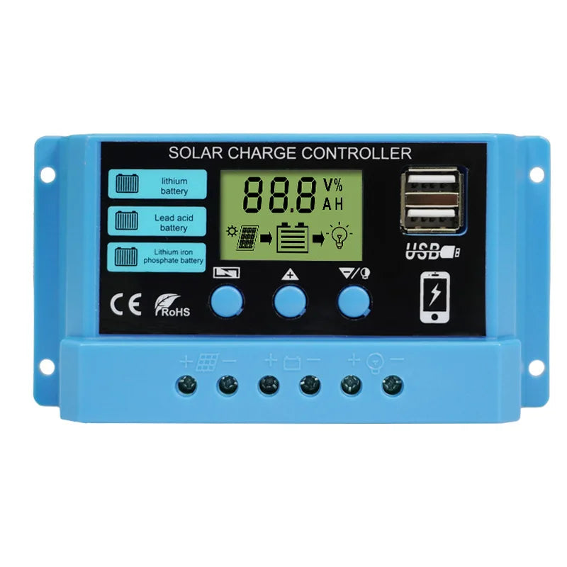 PWM Solar Charge Controller with LCD