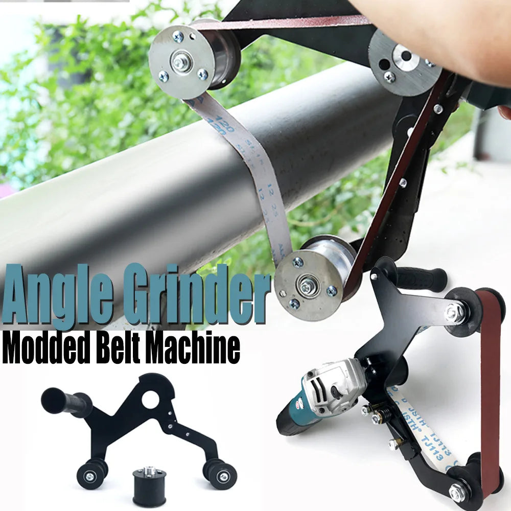 An attachment de lijadora de banda para amoladora angular