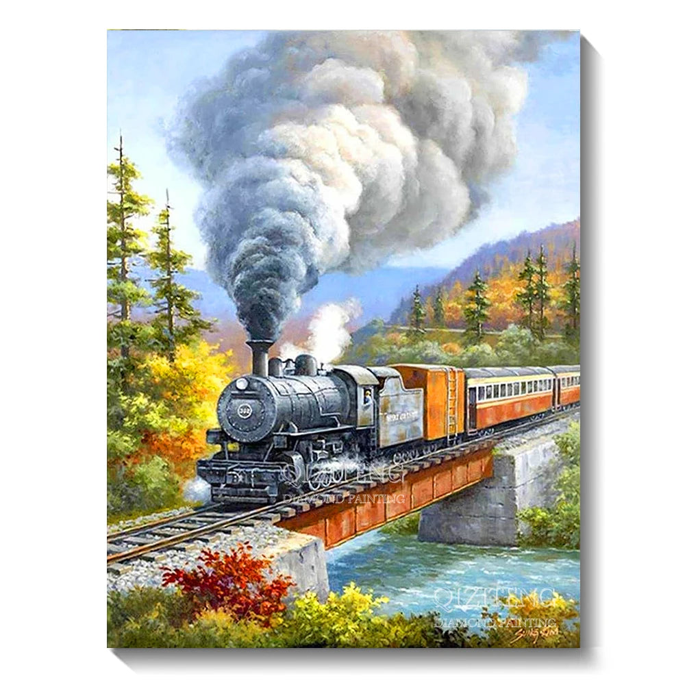 5D Forest Landscape Diamond Painting Kit