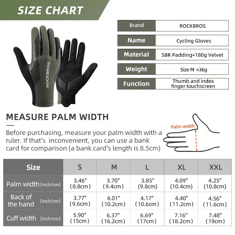 Breathable Cycling Gloves with Touchscreen Grip for Road & MTB