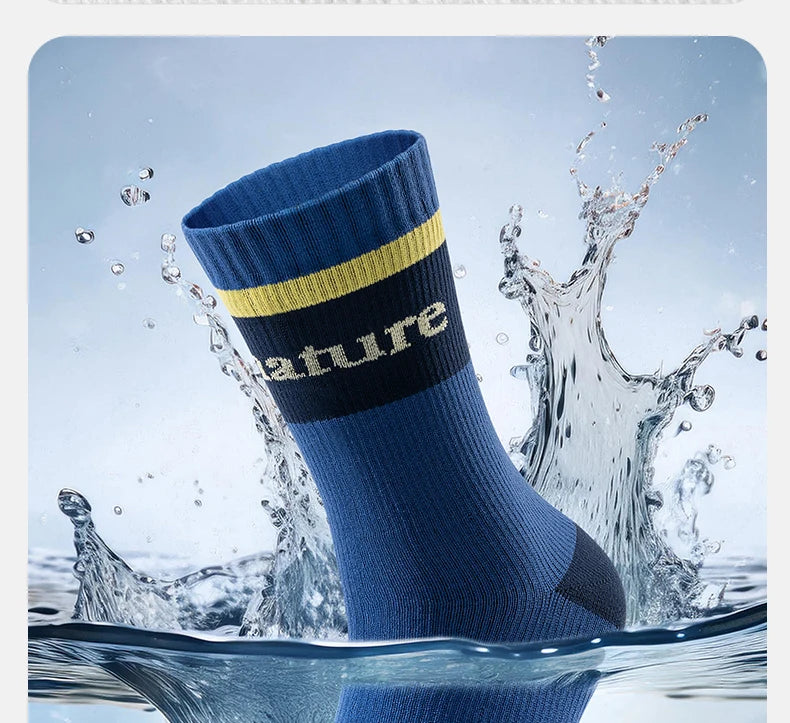 Waterproof Knee-High Hiking Socks for Outdoor, Snow, and Cycling