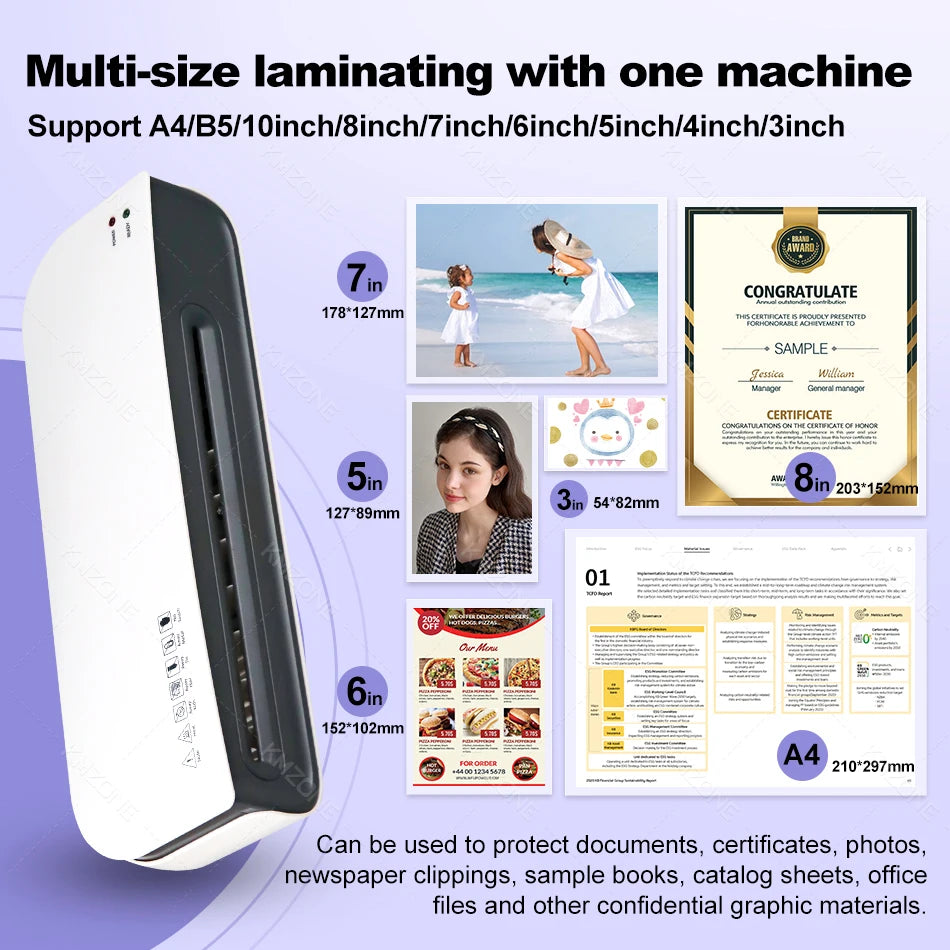 A4-fast en koude desktoplamineren