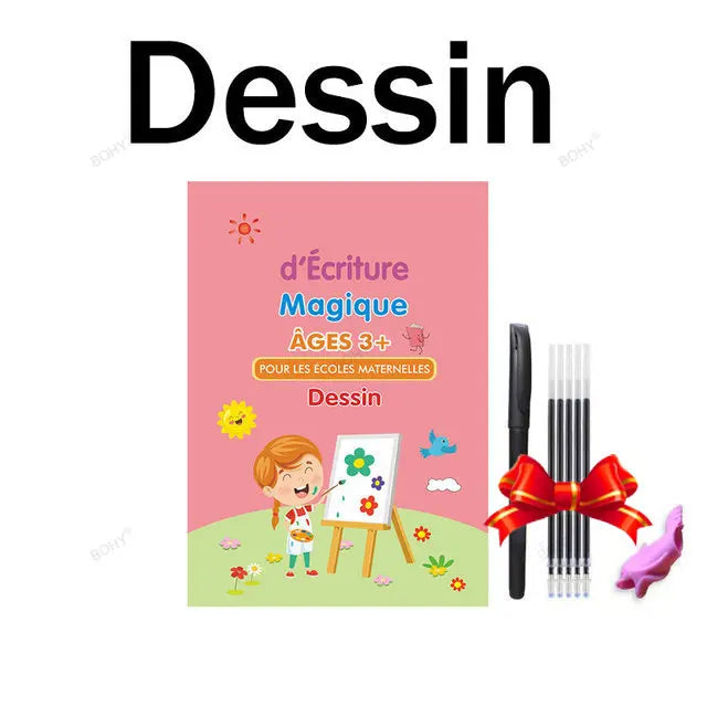 Grooved Handwriting Practice Books, Language Options