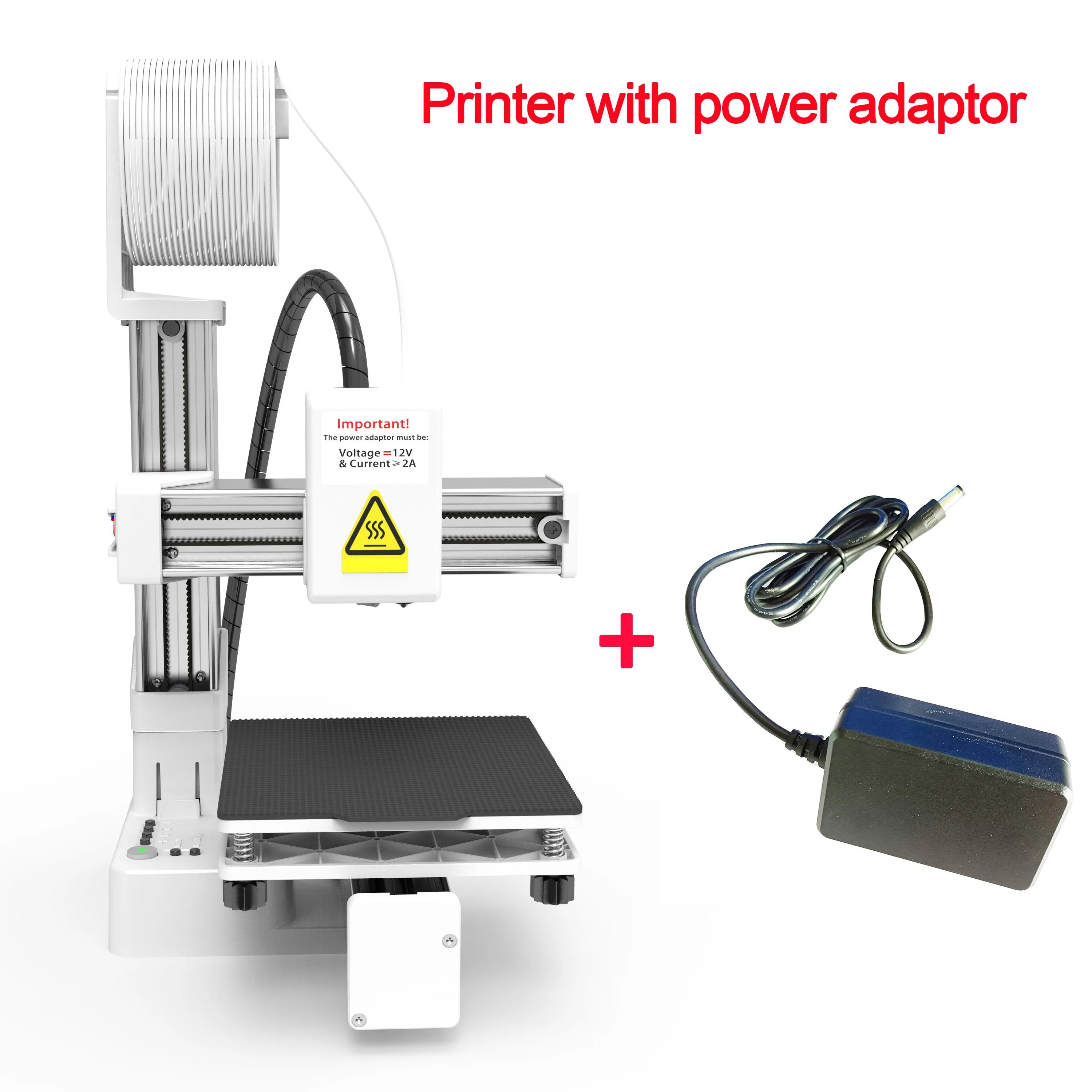 EasyThreed 3D Printer  Entry Level  Compatible with PLA TPU 1.75mm Filament  include Power Adaptor. 