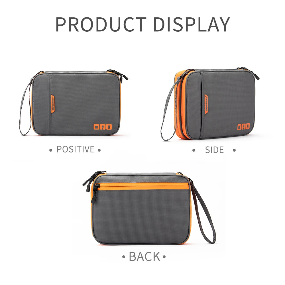 Double-Layer Travel Electronics Organiser