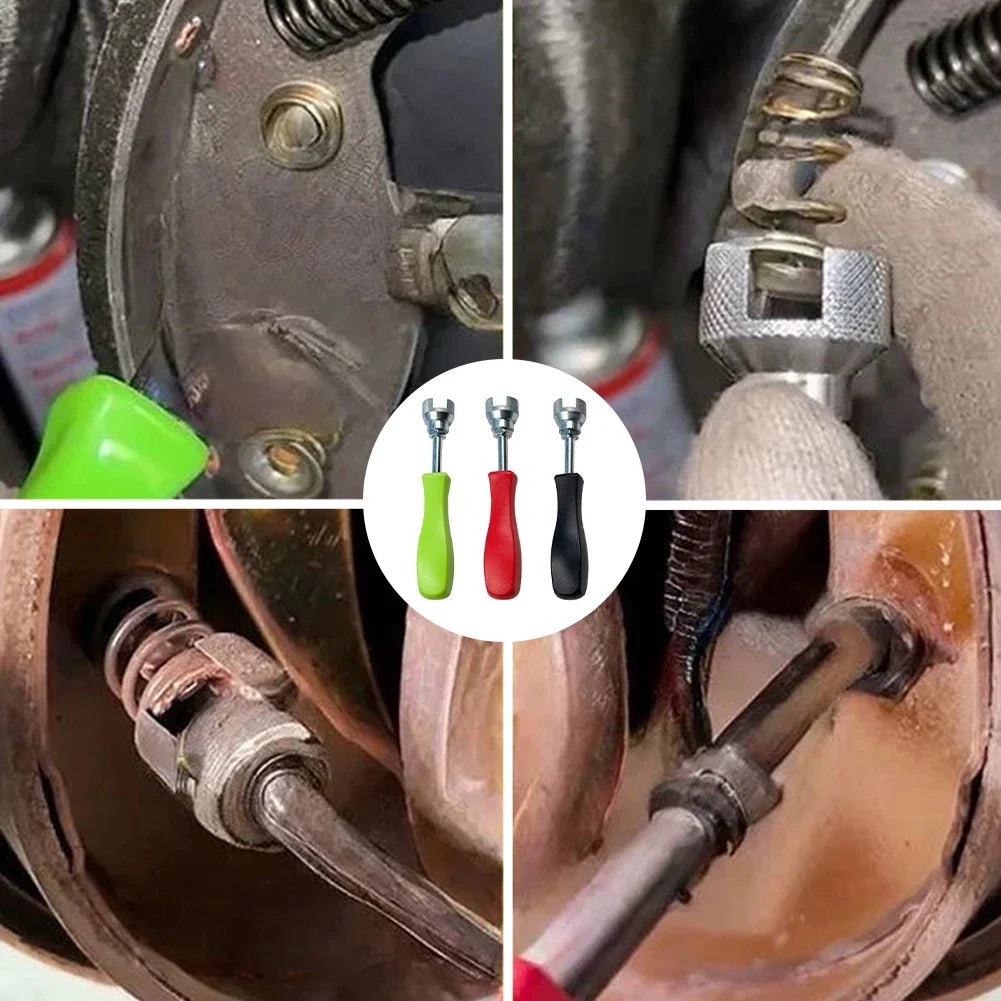 Tragendes Trommelf-Bremsfeder-Kompressor Installations- und Entferner Werkzeug für Auto Trommelbremse Reparatur Installationswerkzeug Federn Halterung Entfernung Reparaturset