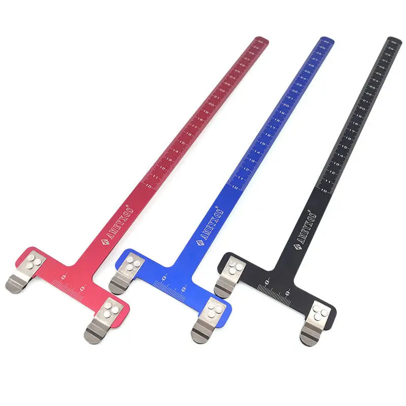 Aluminium boogschutters T-vlak (T-schaaf) — Mete­rische & inch-schalen
