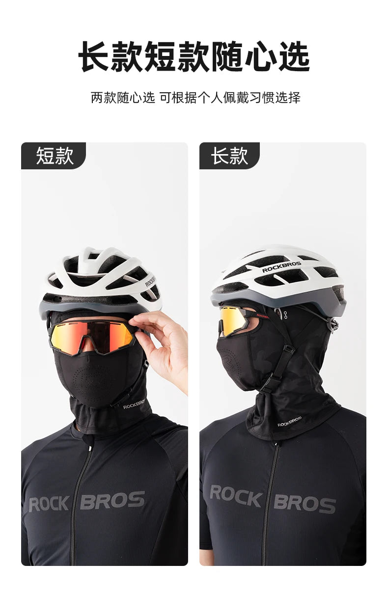 Pasamontañas de verano transpirable para ciclismo y equitación