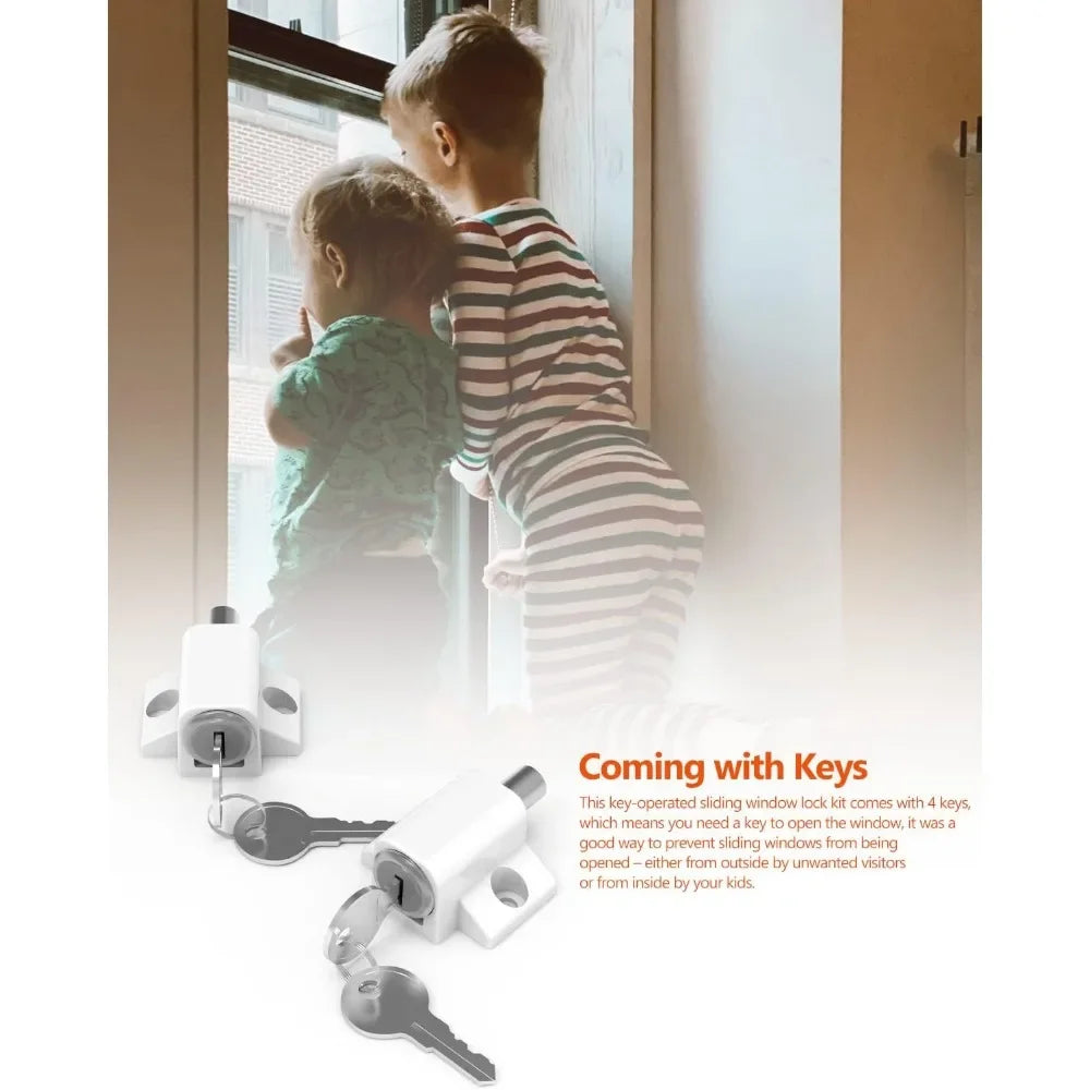 Aluminium Alloy Fixed Buckle Lock for Sliding Windows and Doors