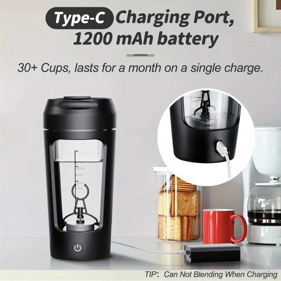Electric Protein Powder Mixing Cup Automatic Shaker Bottle Mixer Shake Bottle Milk Coffee Blender Kettle fro Gym outdoor 