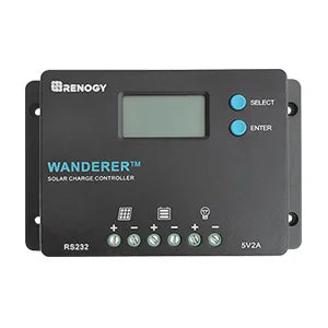 10A 12V/24V PWM Solar Charge Controller with LCD Display