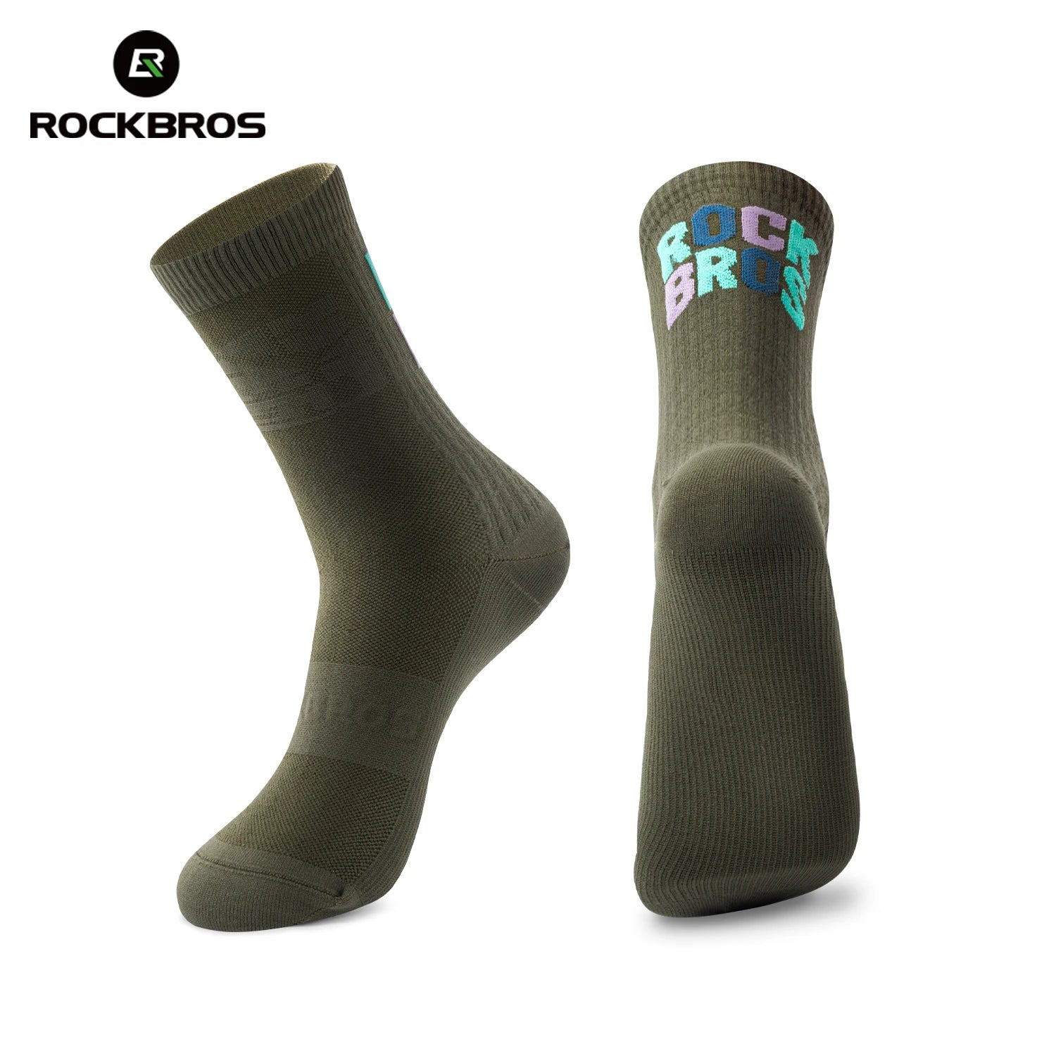 Cycling Socks Knee-High Breathable Stretch Sport Socks