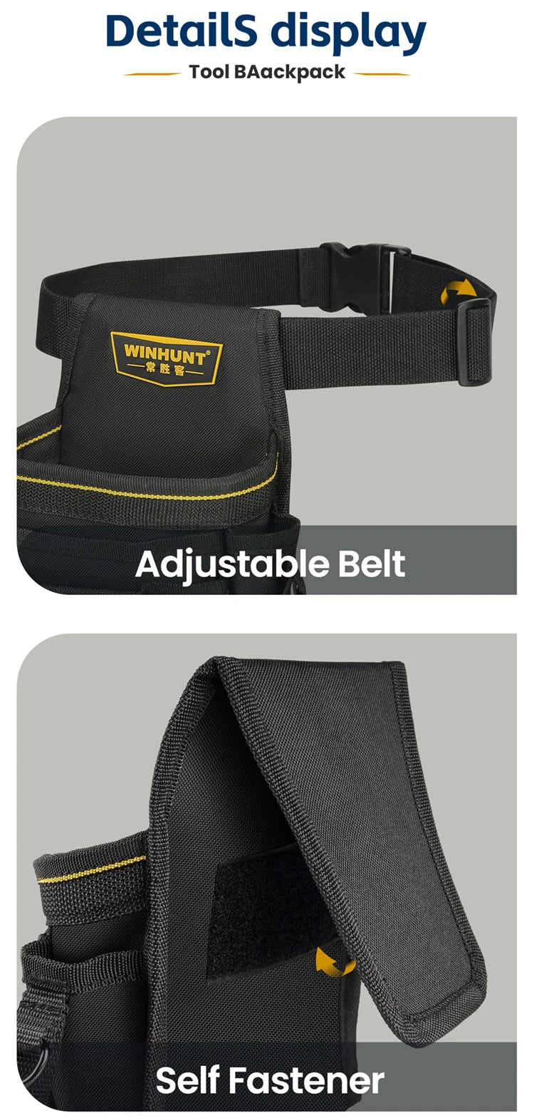 Electrician's Waist Tool Bag