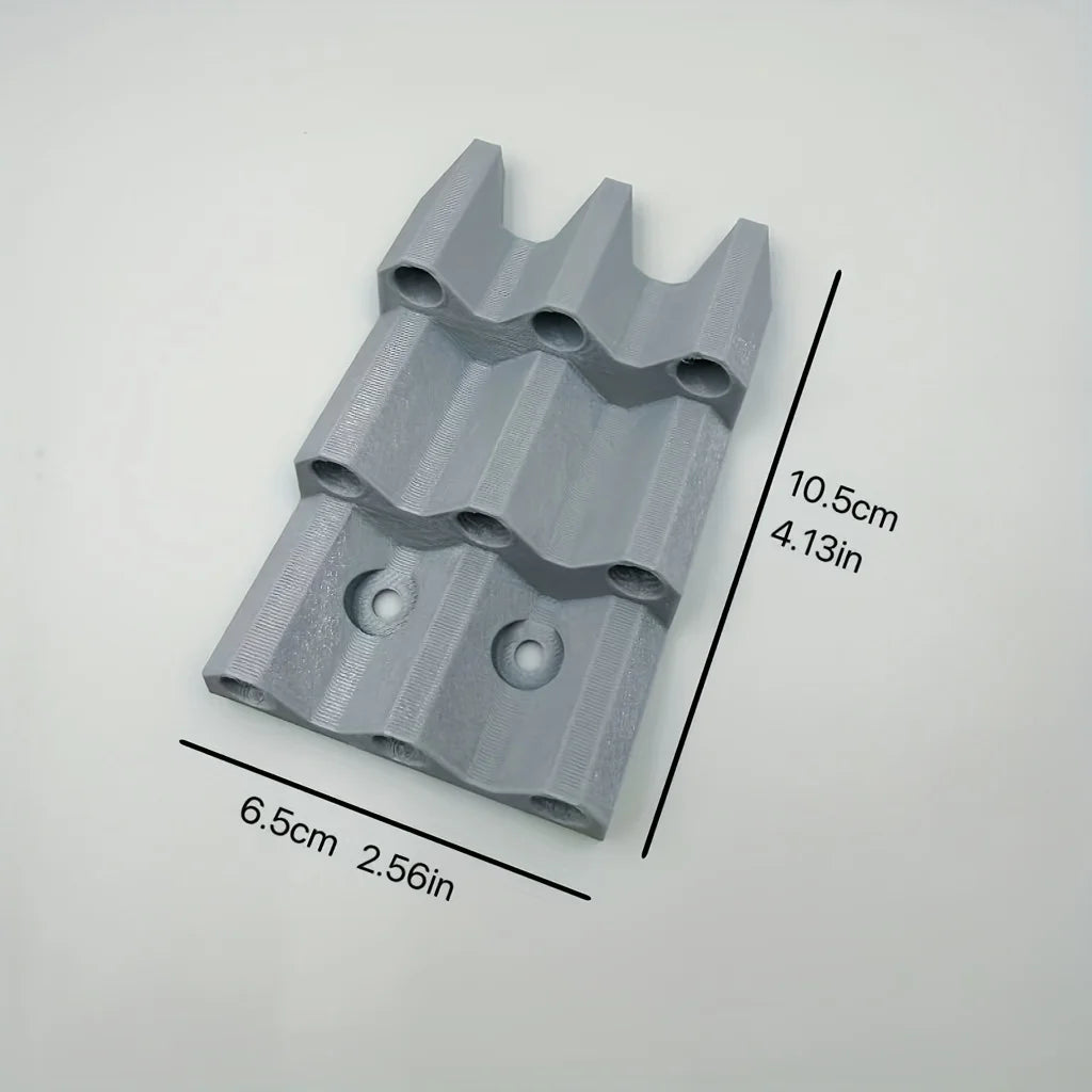 Veggmontert pil-display rack for ni darts