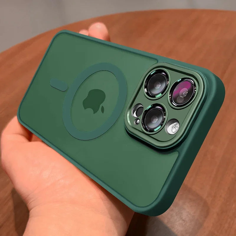 Magnetic Matte Phone Case for Selected iPhone Models