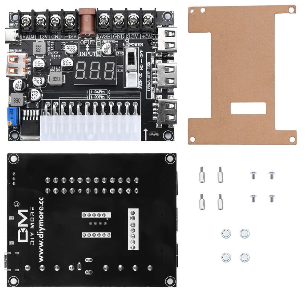 20/24-Pin ATX Power Breakout Board, Case Options