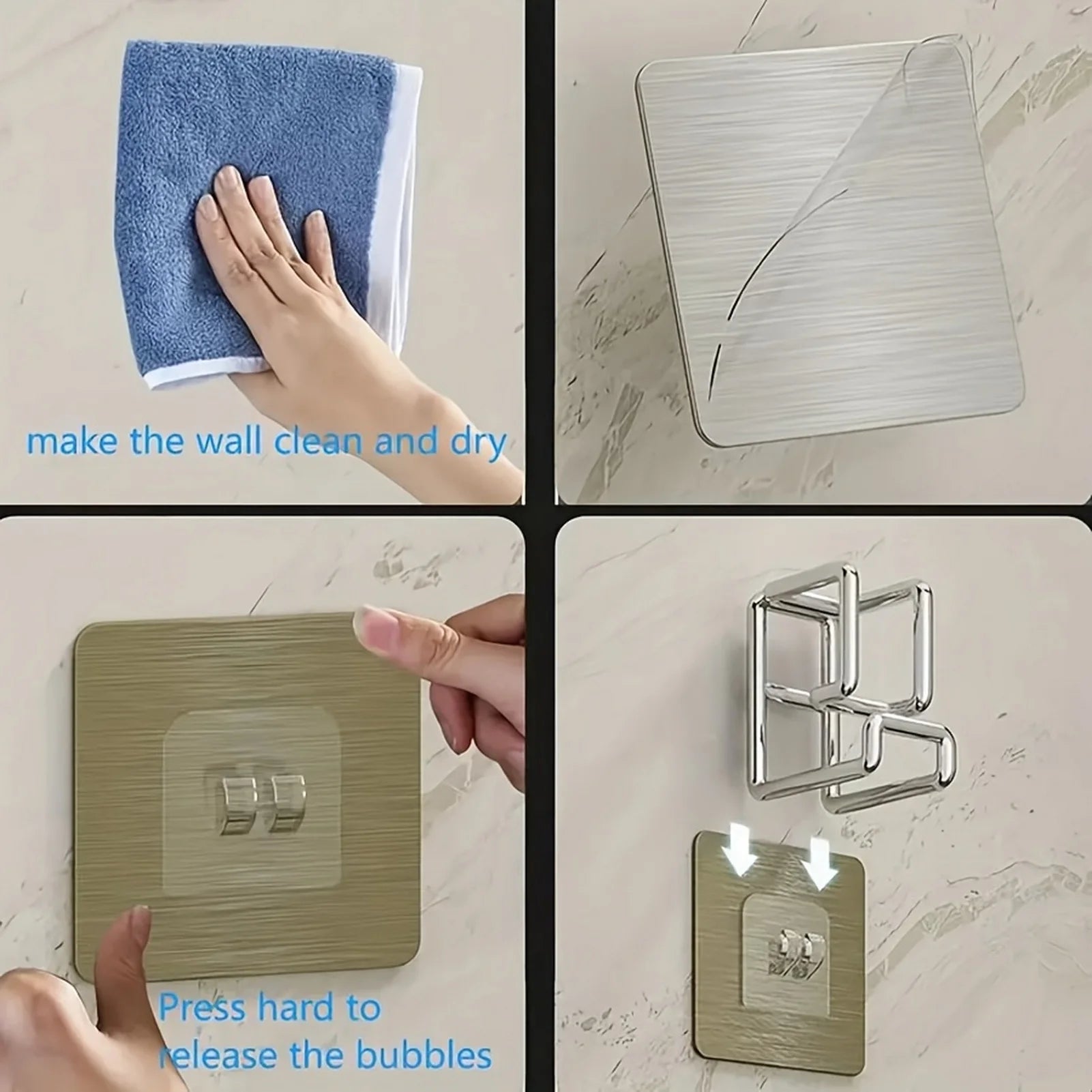 1/2/4/6Pcs Stainless Steel Washbasin Hook Multifunction Punch-free Kitchen Bathroom Rack Basin Storage Rack Towel Hanging Holder 