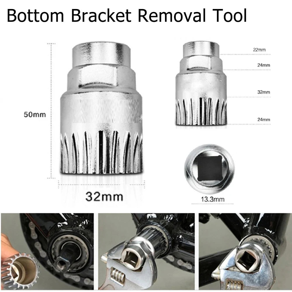 Bicycle Crank and Bottom-Bracket Tool Kit - Options