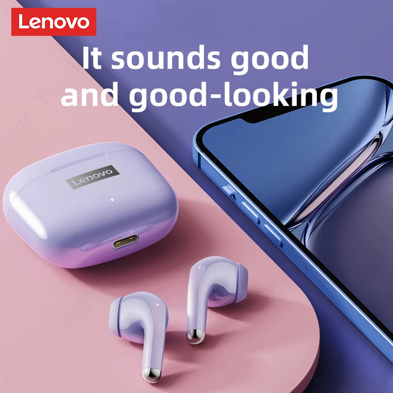 Lenovo LP40 Pro Wireless Earbuds Bluetooth 5.3 Low Latency