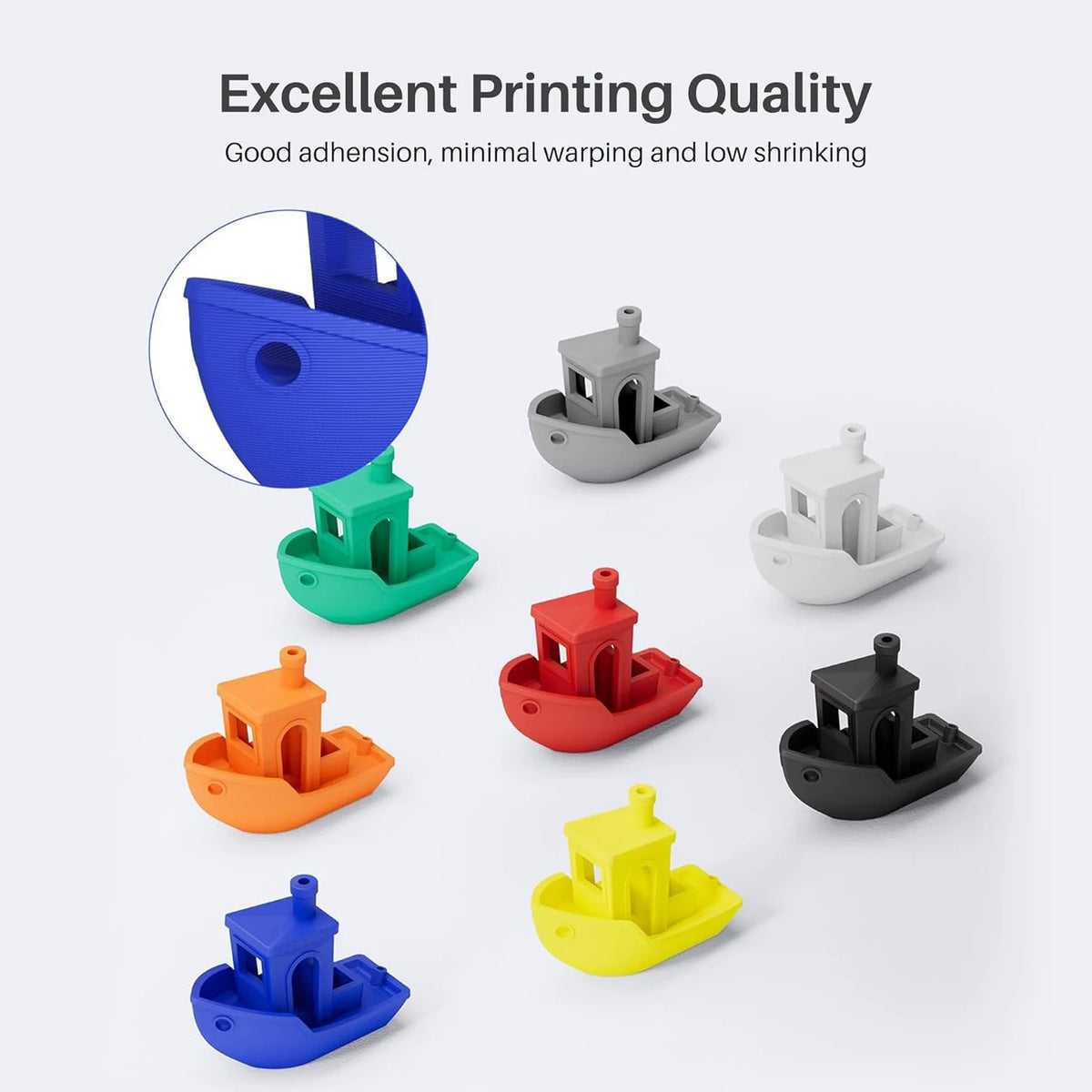 Filamento PLA de 1.75 mm para impressora 3D, 250 g