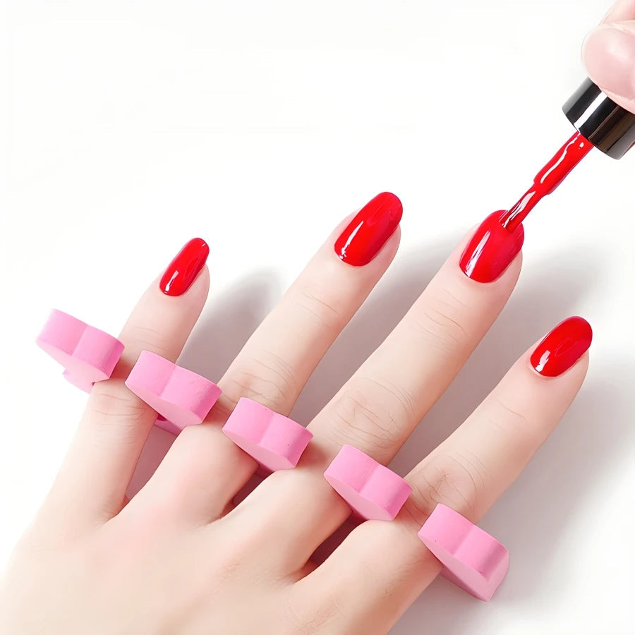 200pcs/Pack Nail Art Toe Separators Fingers Foots Sponge Soft UV Gel Polish Beauty Tools Manicure Pedicure Pack Nail Kits 