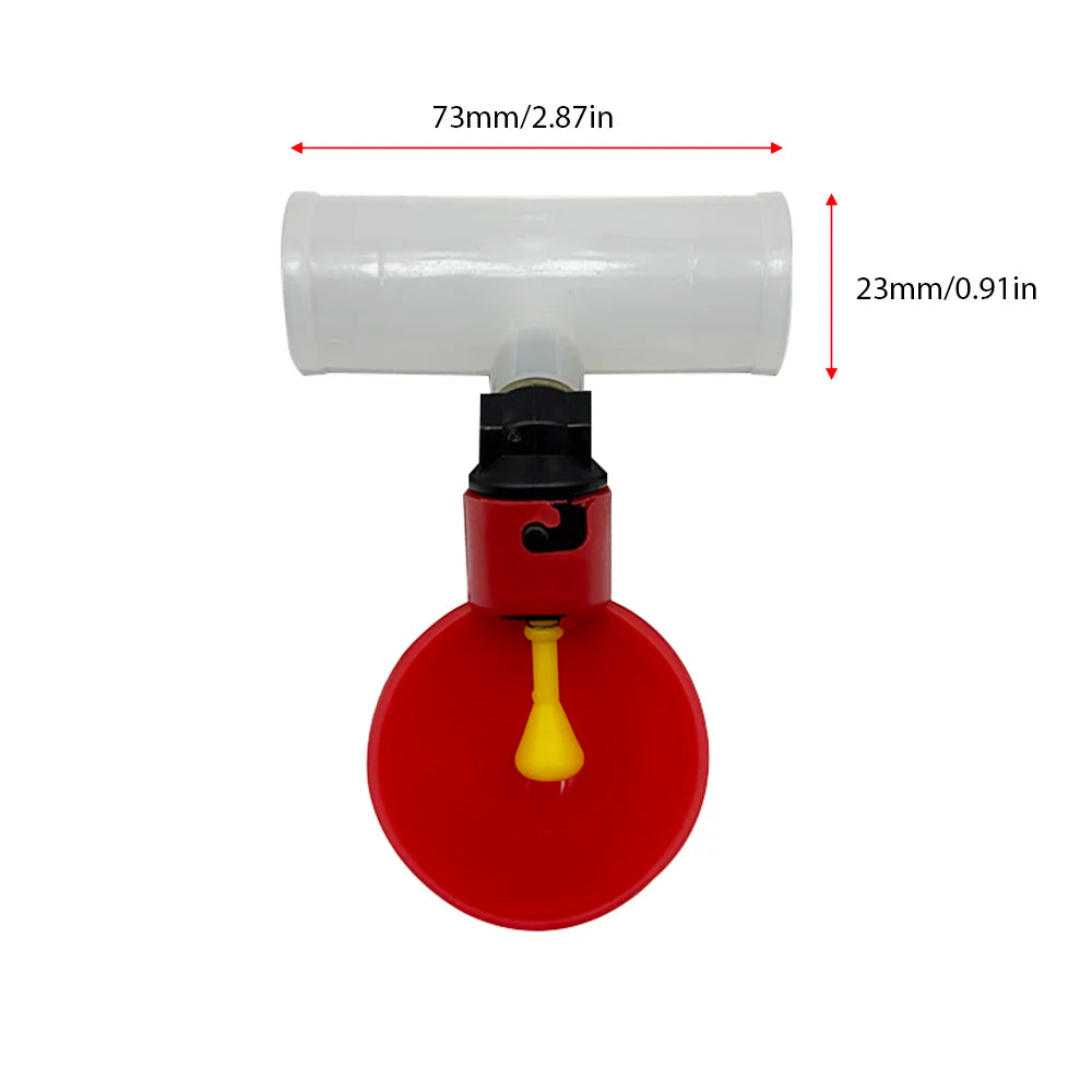 Peck-Operated Poultry Drinking Cups, Style and Pack Options
