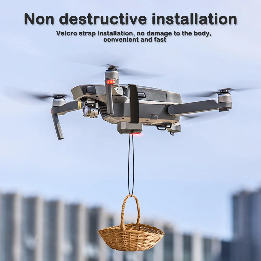 Acessório de largada de carga útil para drone com controlo remoto