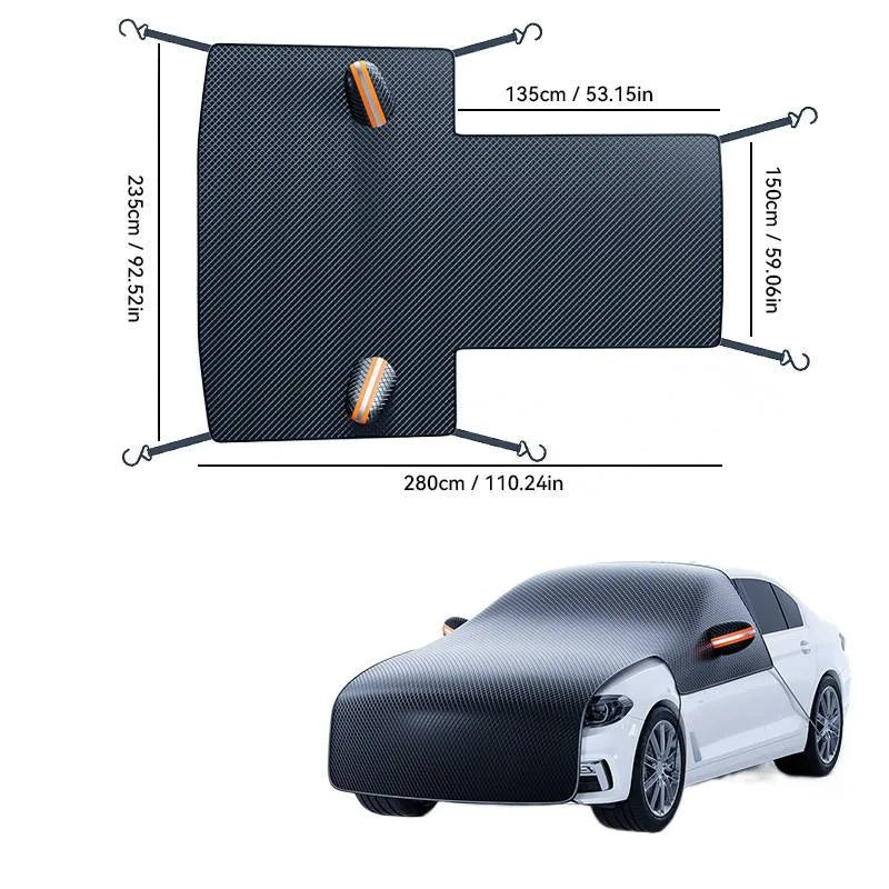 Car Snow Cover, Oxford Fabric, Sizes S and L