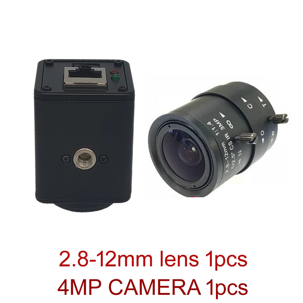 4MP Indoor Wired IP Camera with Motion Detection