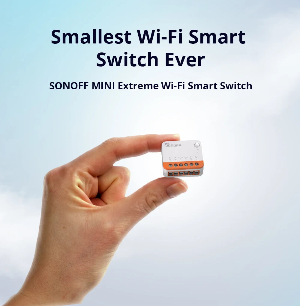 Interruptor de relé inteligente Wi-Fi SONOFF MINIR4