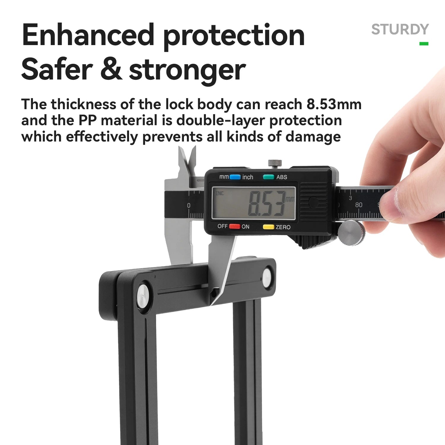 Folding Bike Combination Lock with Alloy Steel Body