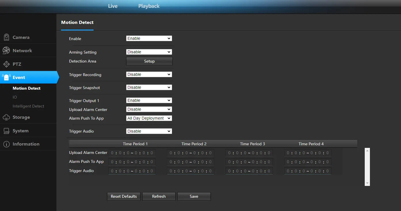 5MP 25fps WiFi IP Camera with RTMP and Night Monitoring
