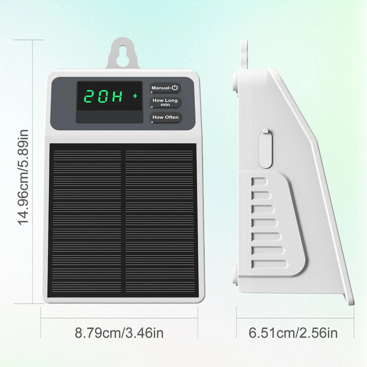 Solcelle Dryppvannings-Timer for Automatisk Plantvanning