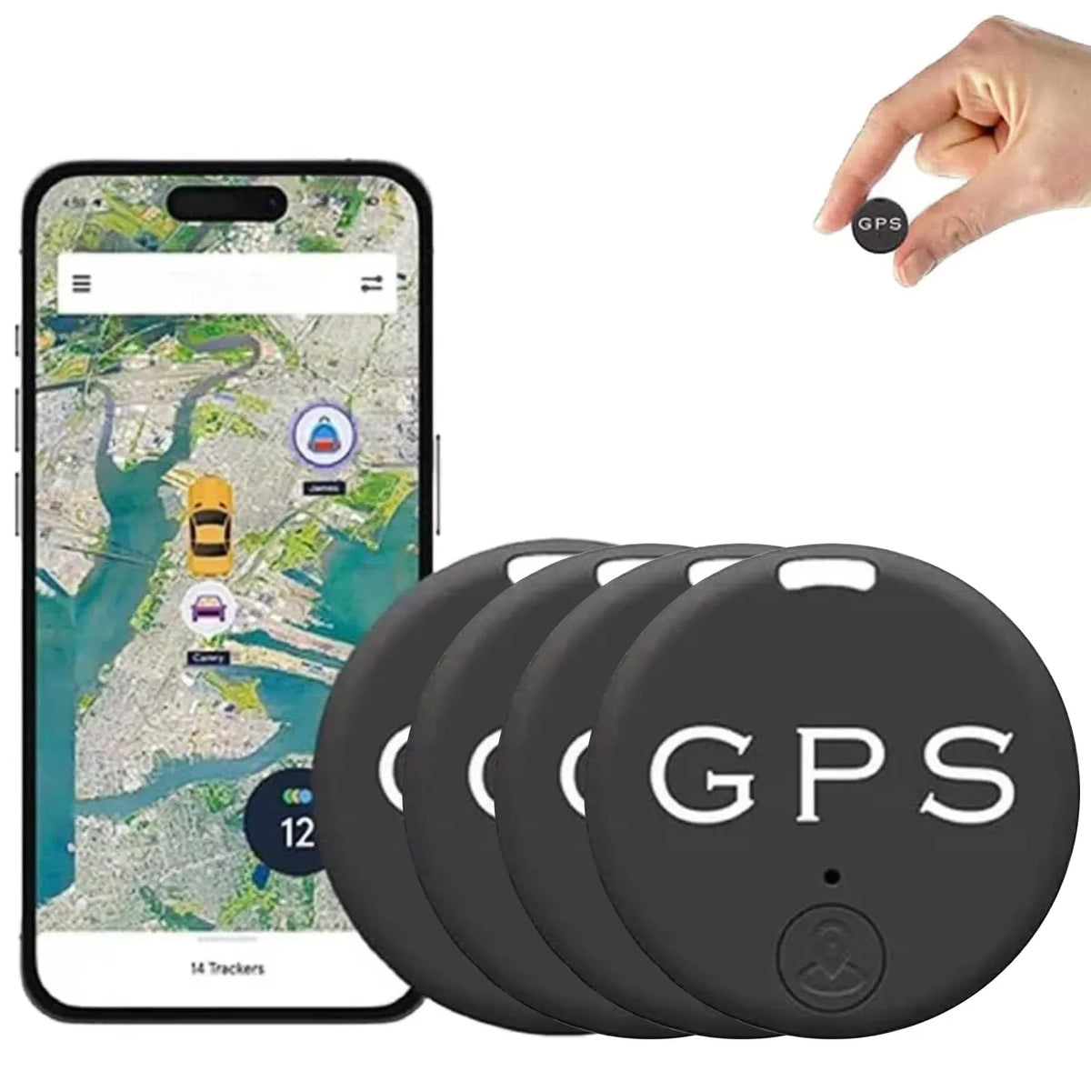 Sledovanie vozidla proti strate Mini GPS sledovač pre vozidlá Lokalizér sledovač pre sledovací systém Bluetooth